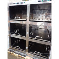 MSLMR06-i congélateur mortuaire en acier inoxydable automatisé, réfrigérateur morgue, congélateur à morgue avec puissance 220V 50Hz / 60Hz